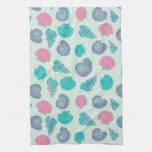 Pastel Seashell Pattern 1 Kitchen Towel