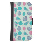 Pastel Seashell Pattern 1 Wallet Phone Case For Samsung Galaxy S4