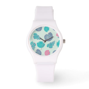 Pastel Seashell Pattern 1 Watch