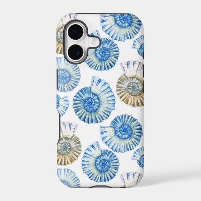 Pastel Seashell Pattern 2 Iphone Case (Back)