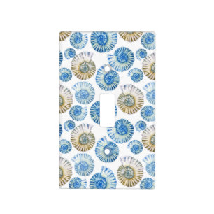 Pastel Seashell Pattern 2 Light Switch Cover