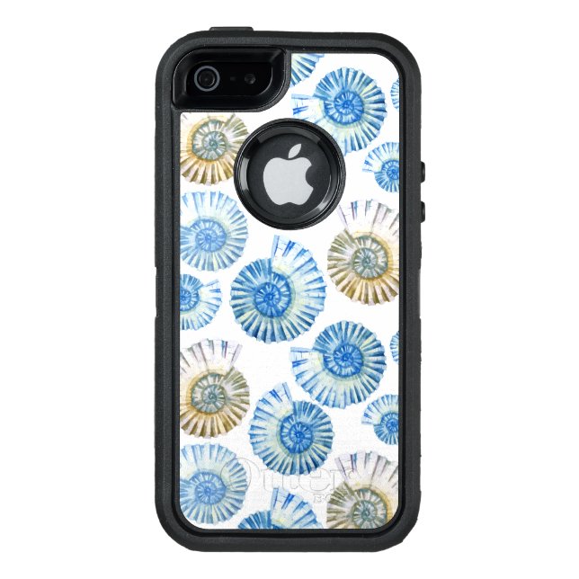 Pastel Seashell Pattern 2 Otterbox iPhone Case (Back)