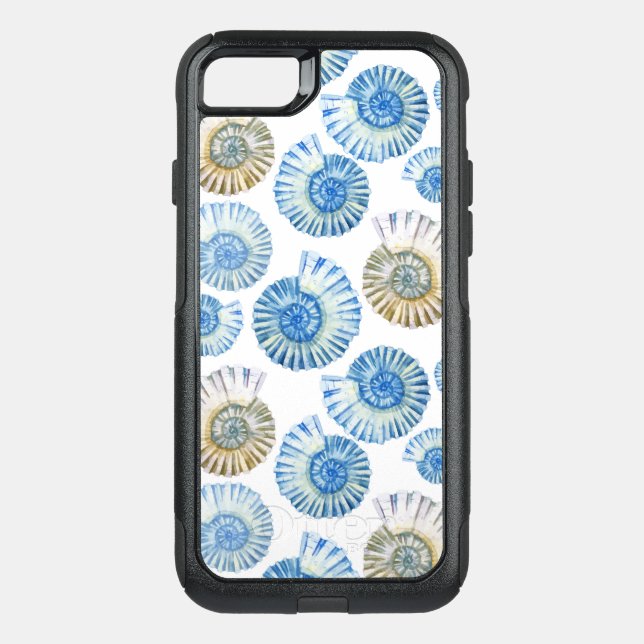 Pastel Seashell Pattern 2 Otterbox iPhone Case (Back)