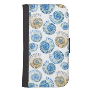 Pastel Seashell Pattern 2 Phone Wallet