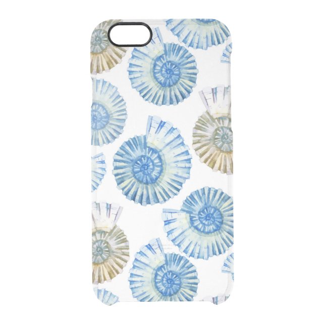 Pastel Seashell Pattern 2 Uncommon iPhone Case (Back)