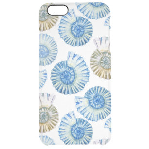Pastel Seashell Pattern 2 Clear iPhone 6 Plus Case