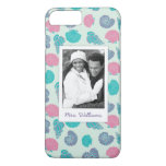 Pastel Seashell Pattern | Your Photo &amp; Name iPhone 8 Plus/7 Plus Case