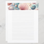 Pastel Seashels Nautical (Front/Back)