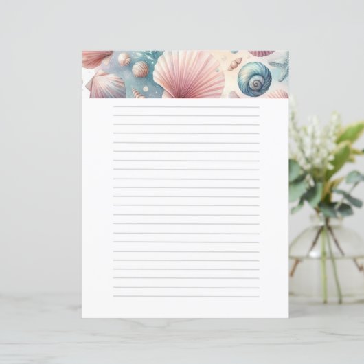 Pastel Seashels Nautical (Standing Front)