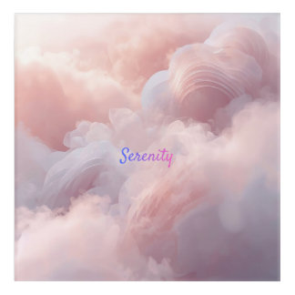 Pastel Serenity Dreamy Cloud Acrylic Wall Art