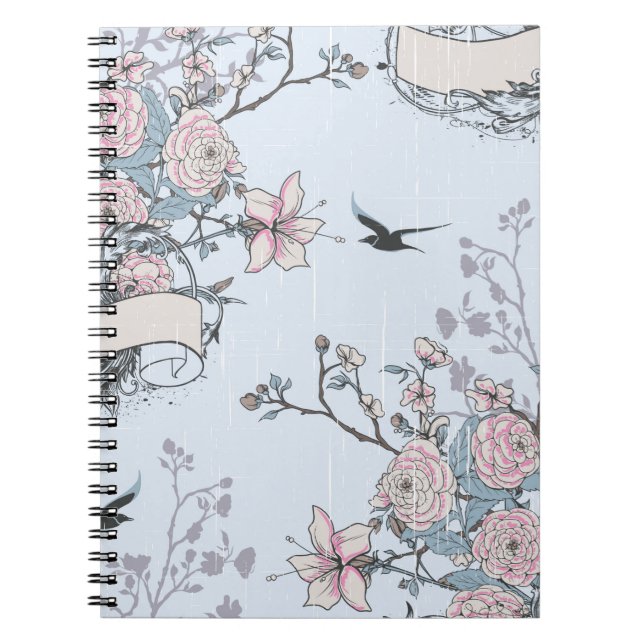 pastel shabby chic notebook (Front)