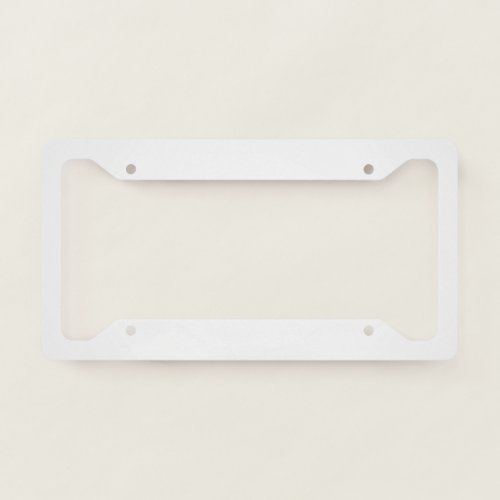 Pastel Shaded Background License Plate Frame
