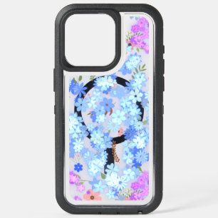 pastel shades floral pattern No BG iPhone 15 Pro Max Case