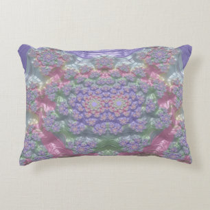 ~ PASTEL SHADES ~ Fractal Design ~ Original ~ Accent Pillow
