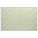 Pastel Shades Of Pink Retro Geometric Pattern Fabric