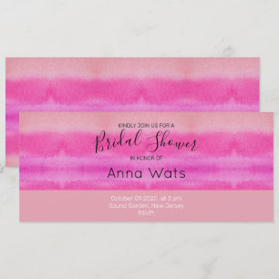 Pastel Shades Of Pink watercolor Hand-painted