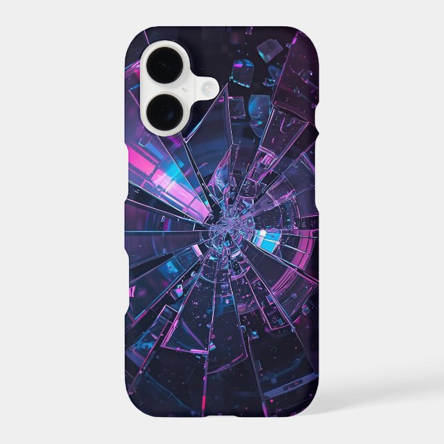Pastel Shattered Glass iPhone 17 Case | Soft Color (Back)