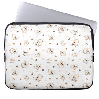 Pastel Sheep Pattern Laptop Sleeve
