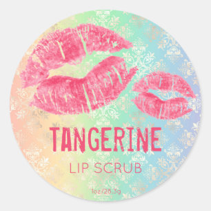 Pastel Shimmer Lip Scrub Product Label