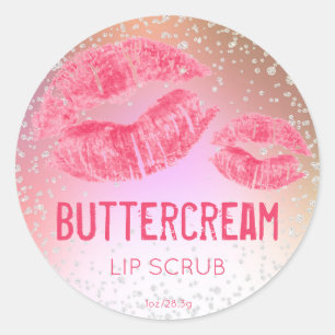 Pastel Shimmer Lip Scrub Product Label