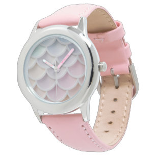 Pastel Shimmer Mermaid Scales Watch