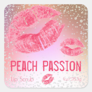 Pastel Shimmer Sugar Lip Scrub Product Label