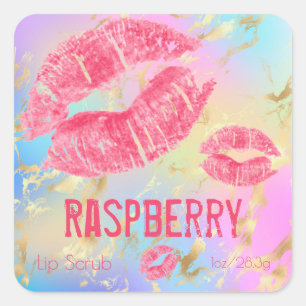 Pastel Shimmer Sugar Lip Scrub Product Label