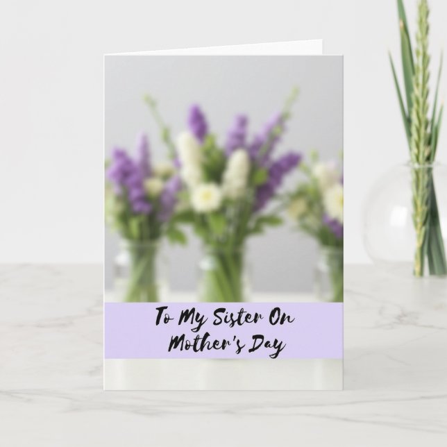 Pastel Sisters Day Sweet Card (Front)