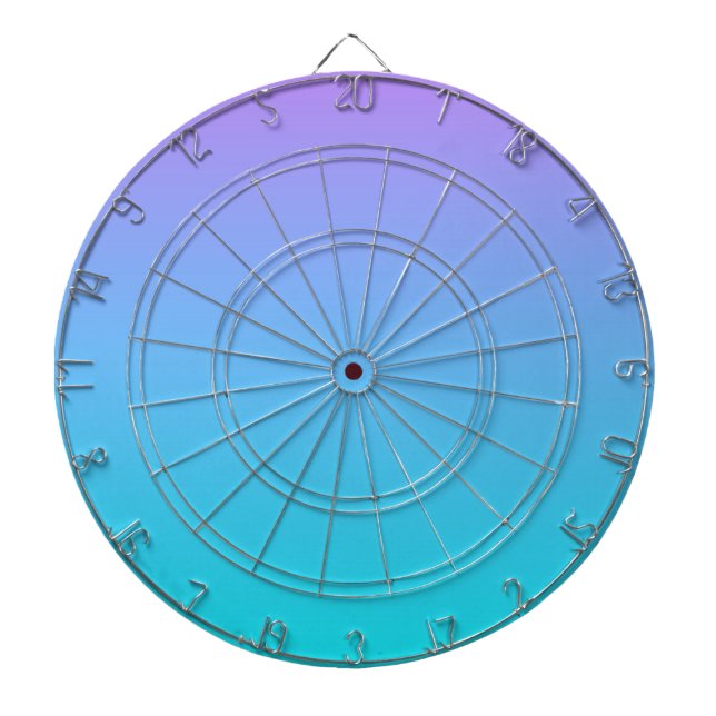 Pastel Skies Dartboard With Darts (Front)