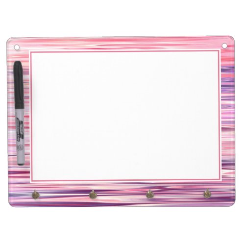 Pastel Sky Abstract Dry Erase Board With Keychain Holder