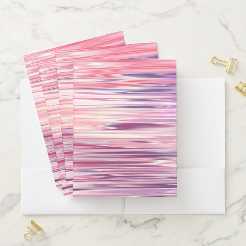 Pastel Sky Abstract Pocket Folder