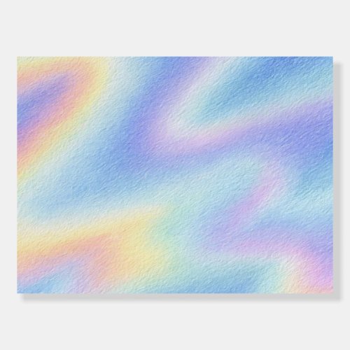 Pastel Sky Drift Foam Board