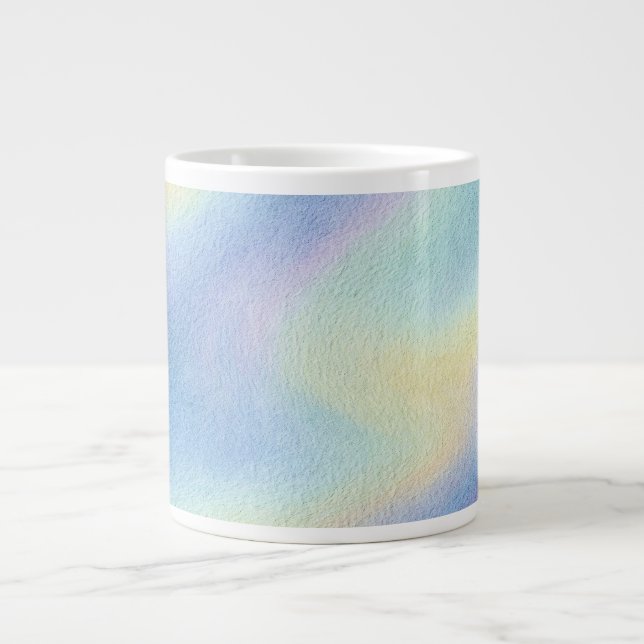 Pastel Sky Drift Giant Coffee Mug (Front)
