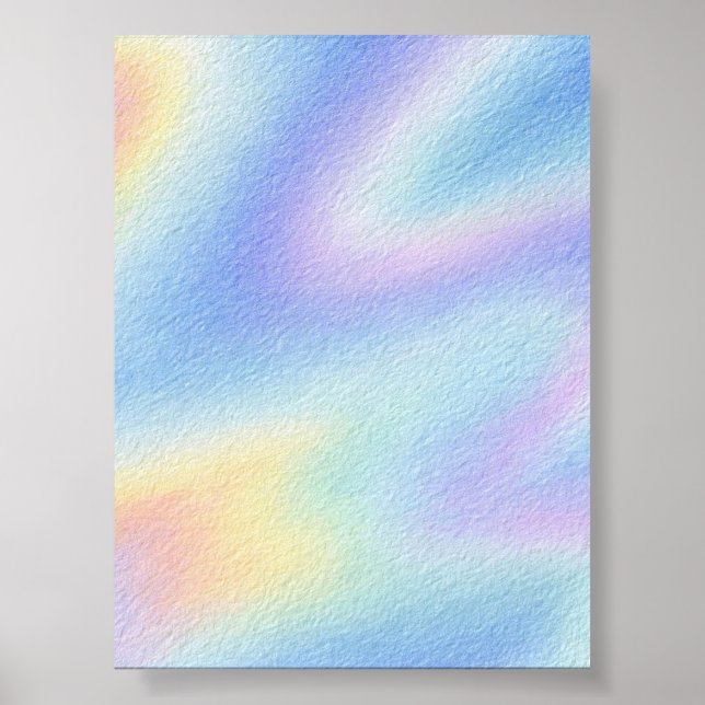 Pastel Sky Drift Poster (Front)