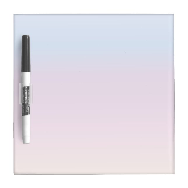 Pastel Sky Gradient Dry Erase Board (Front)