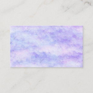 Pastel Sky Lavender, Blue and Pink Business Card