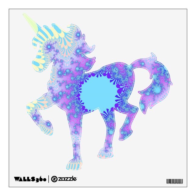 Pastel Sky Sunburst Wall Sticker (Front)