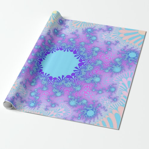 Pastel Sky Sunburst Wrapping Paper