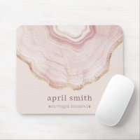 Pastel Soft Blush Rose Gold Agate Marble Texture