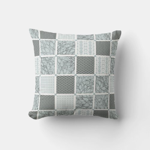 Pastel Spa Wellness  Tranquility Pattern Throw Pillow