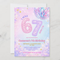 Pastel Sparkle Disco Glam 67 Kids Birthday Party