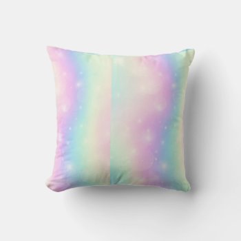 Pastel Sparkles  Throw Pillow by PugWiggles at Zazzle