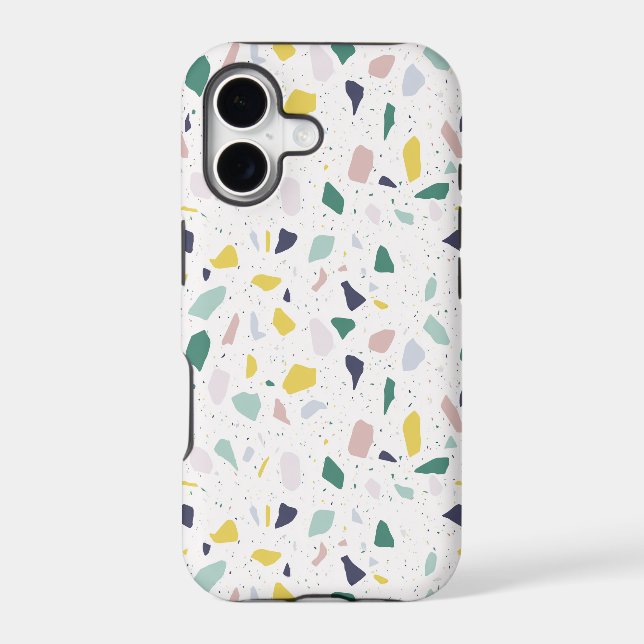 Pastel Speckled Confetti Terrazzo Case-Mate iPhone Case (Back)