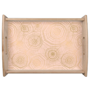 Pastel spider web: Halloween pattern. Serving Tray