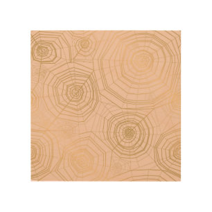 Pastel spider web: Halloween pattern. Wood Wall Art