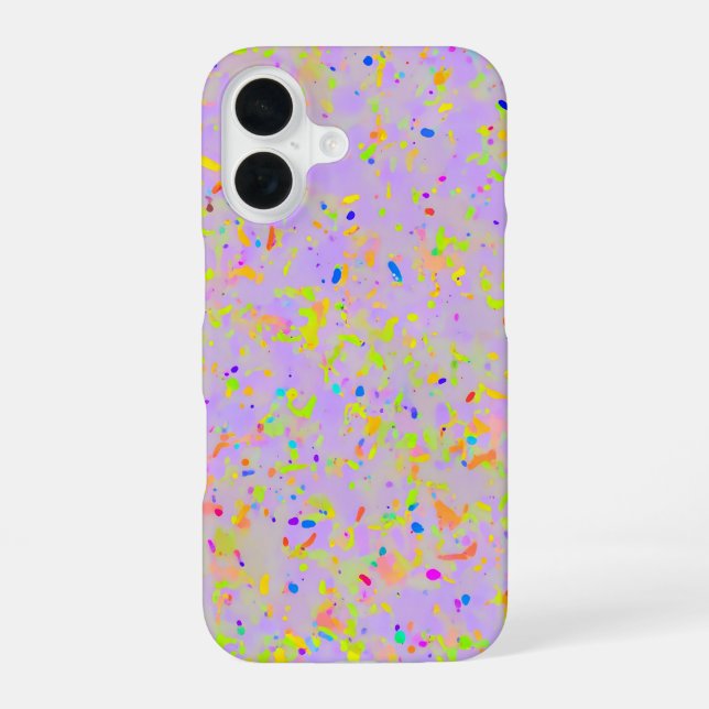 Pastel Splash Art iPhone Case (Back)
