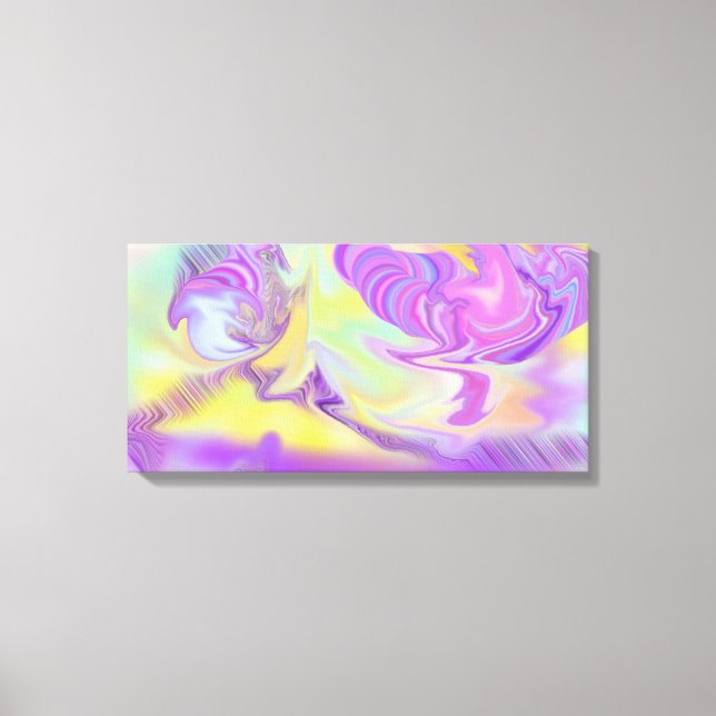 Pastel spring dreams Stretched Canvas Print (Front)