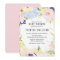 Pastel Spring Flowers Baby Shower Invitation