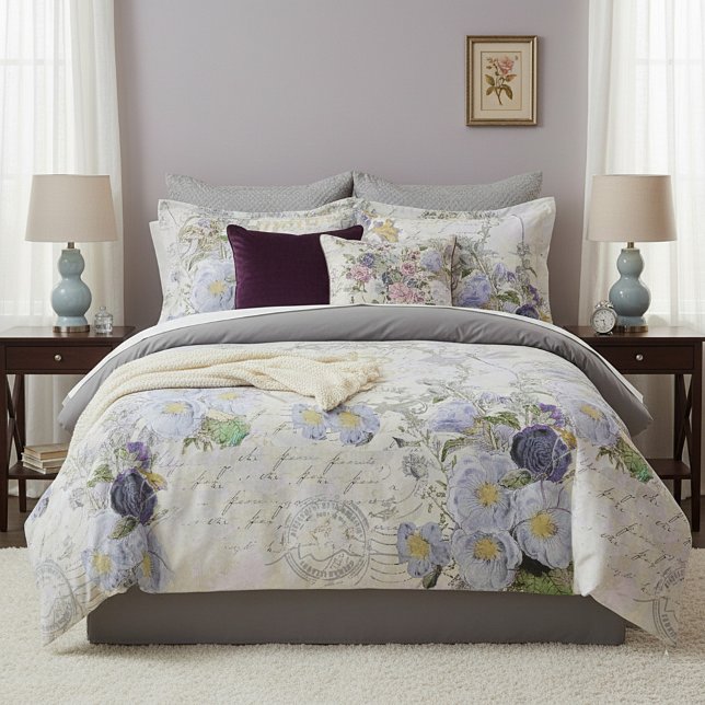 Pastel spring flowers  duvet cover (Creator Uploaded)