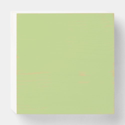 Pastel Spring Green Accent Color to Customize Wooden Box Sign